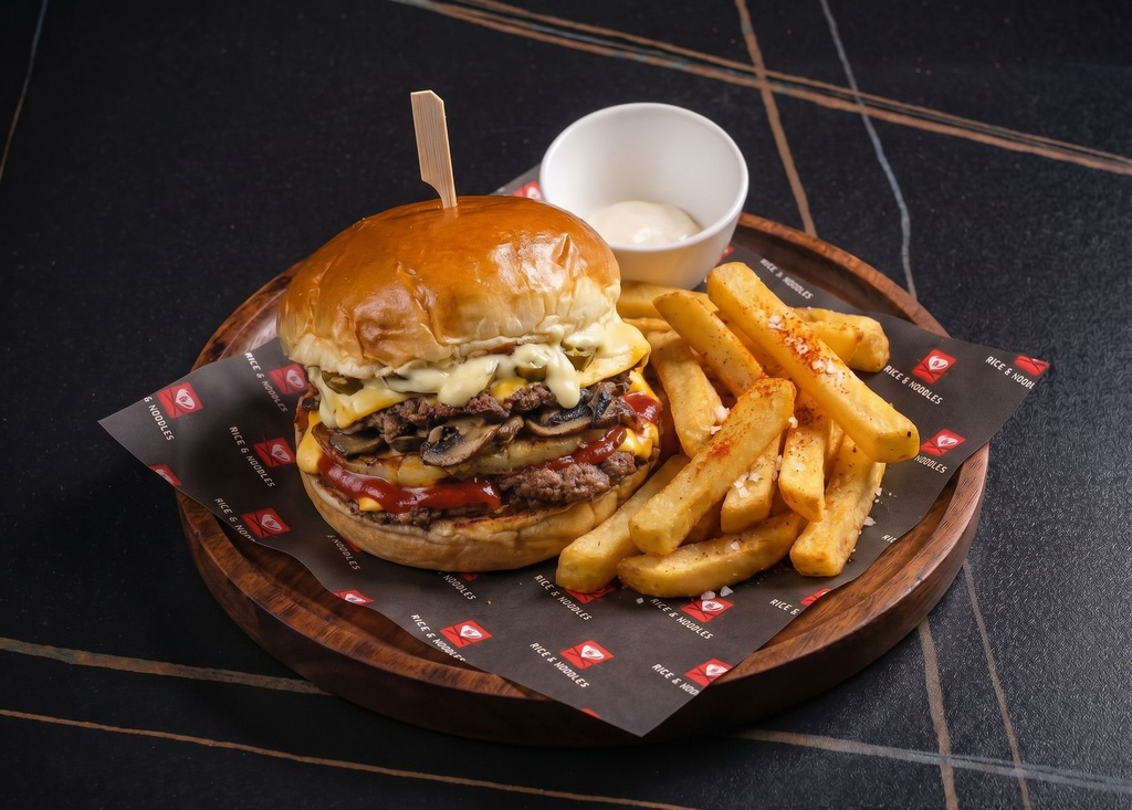 Truffle & Mushroom Burger